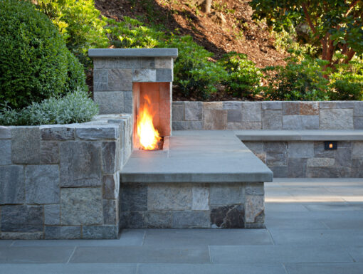 Terracing and fireplace seating Composted Play Piedmont, CA