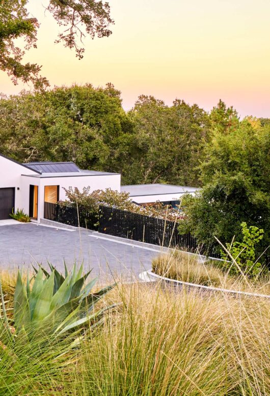 Los Altos Hills exterior with driveway view
