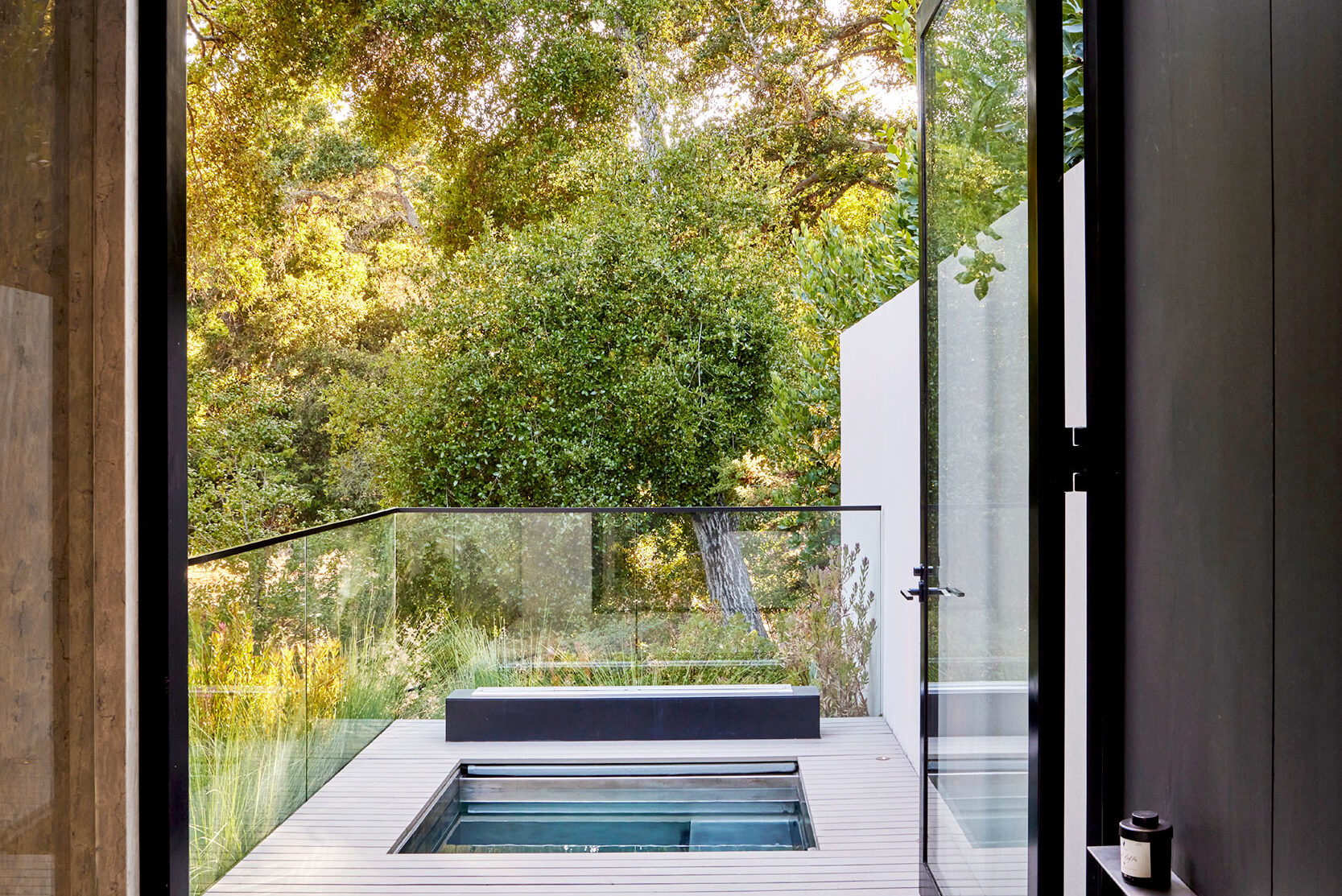 Los Altos Hills bathroom space and jacuzzi