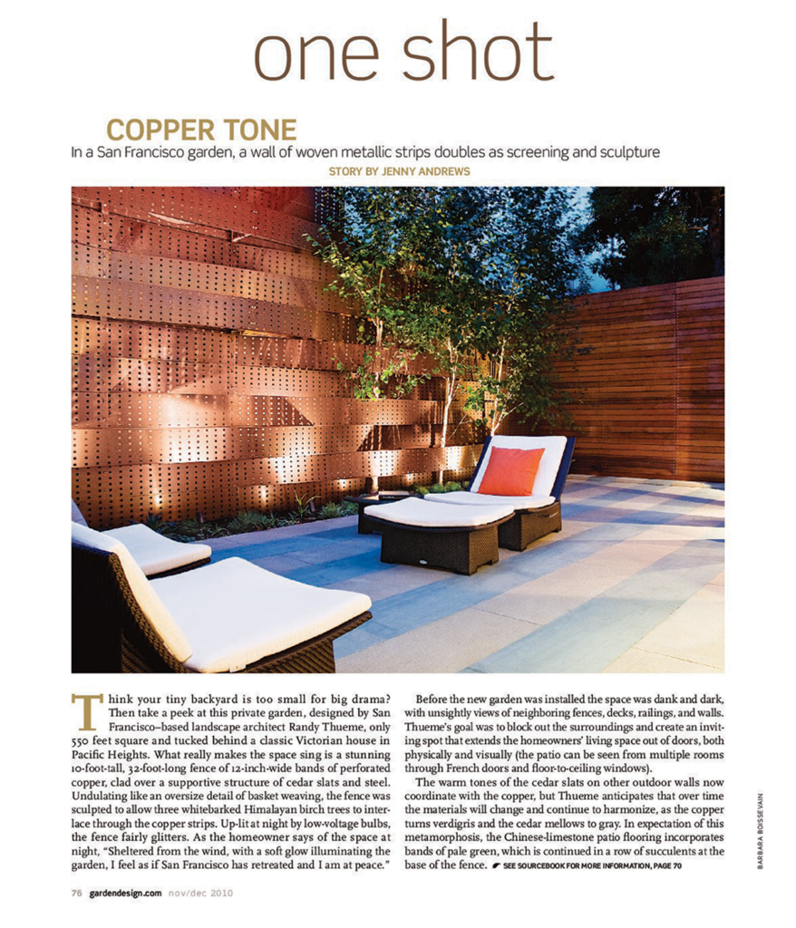 Garden Design November 2010