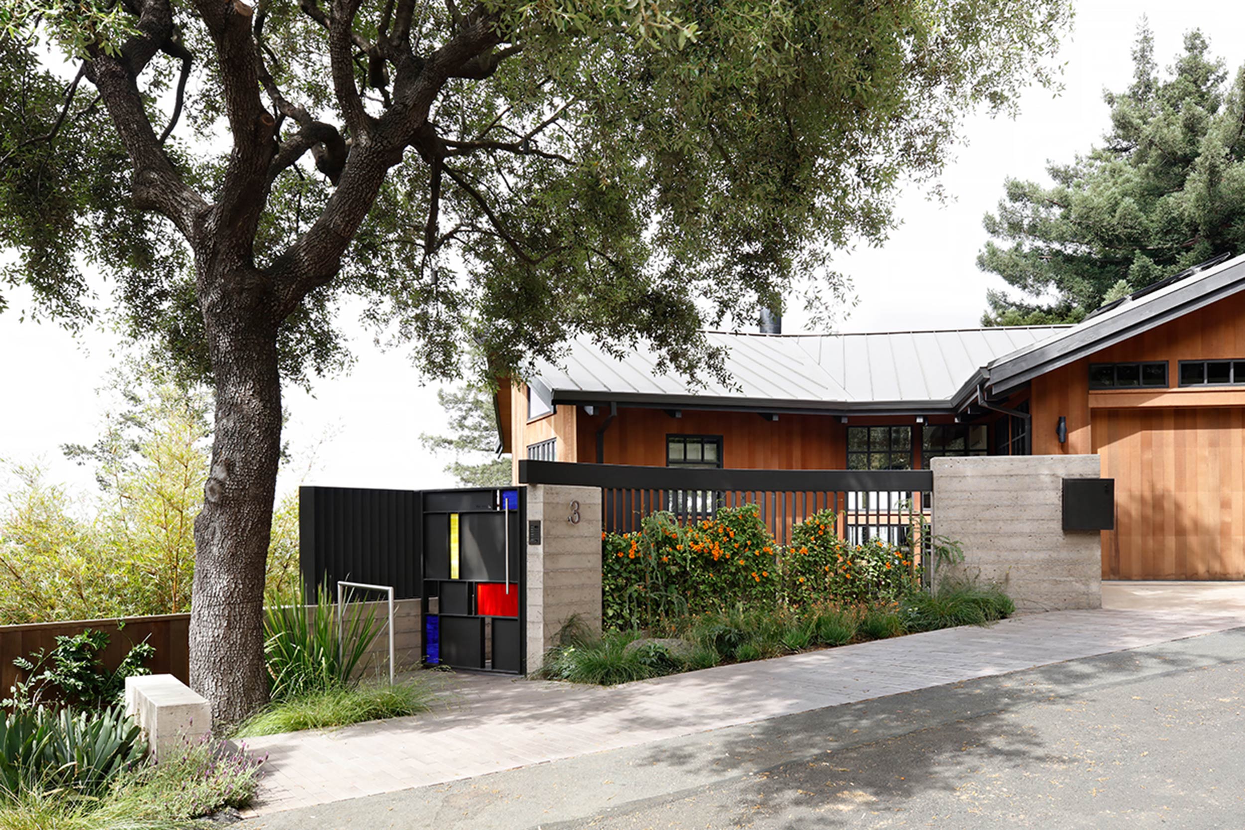 Maybeck Revealed Berkeley, CA exterior gate entry