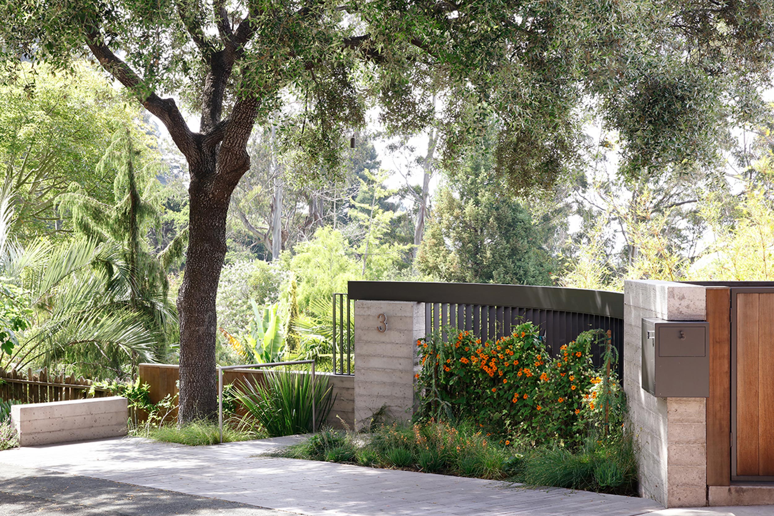 Maybeck Revealed Berkeley, CA exterior gate entry