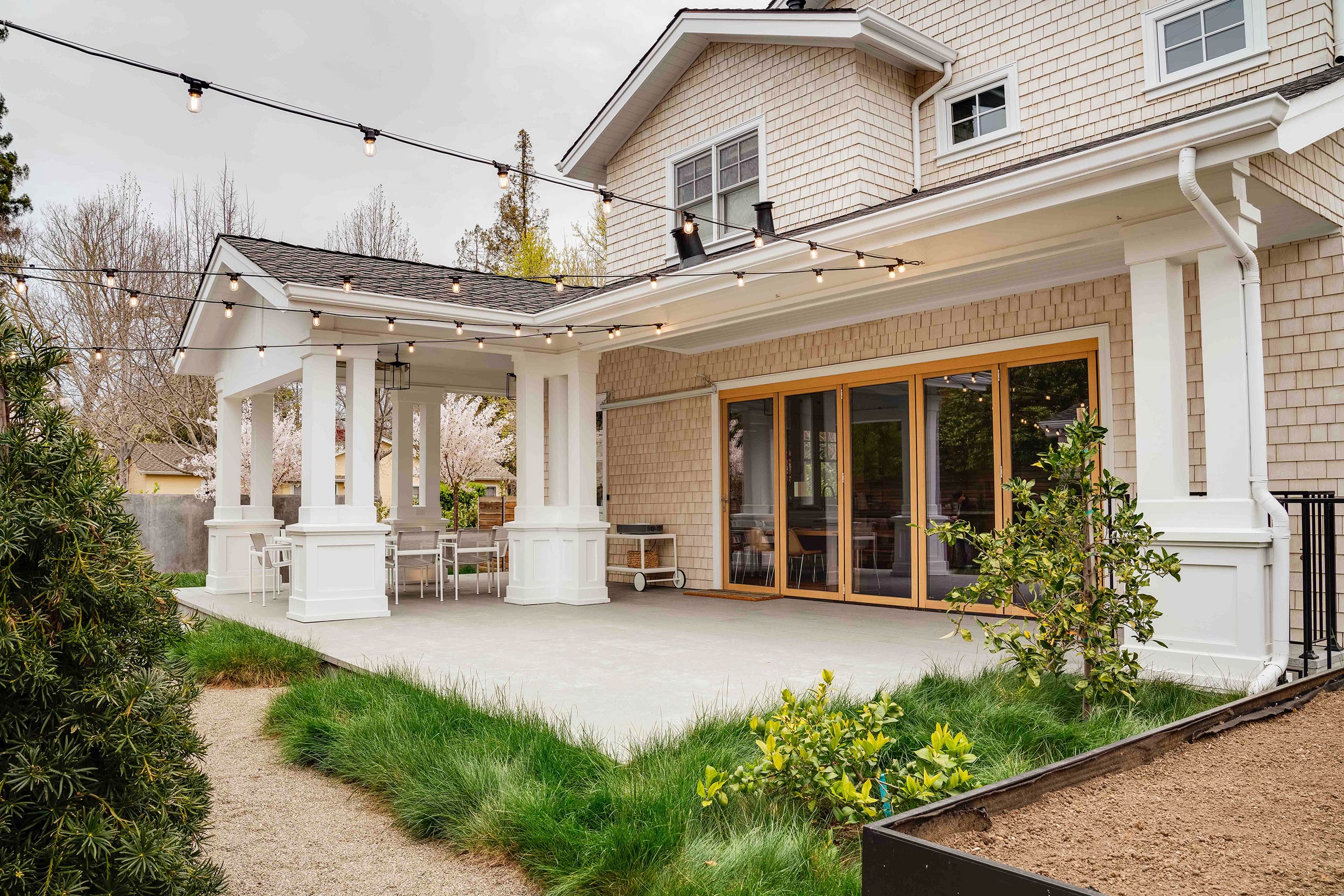 Creating Spaces Palo Alto, CA View of outdoor space and patio