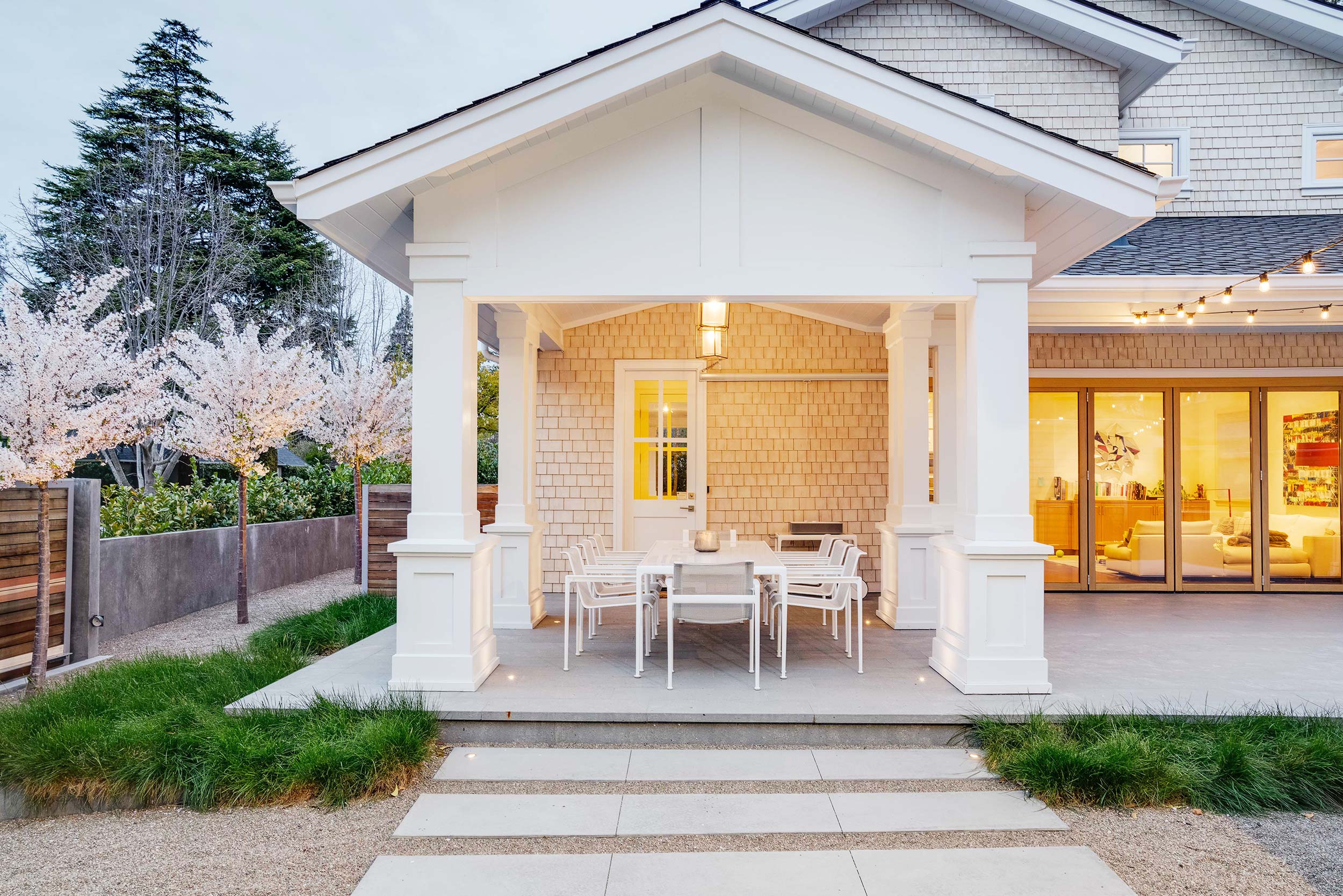 Creating Spaces Palo Alto, CA View of back entry