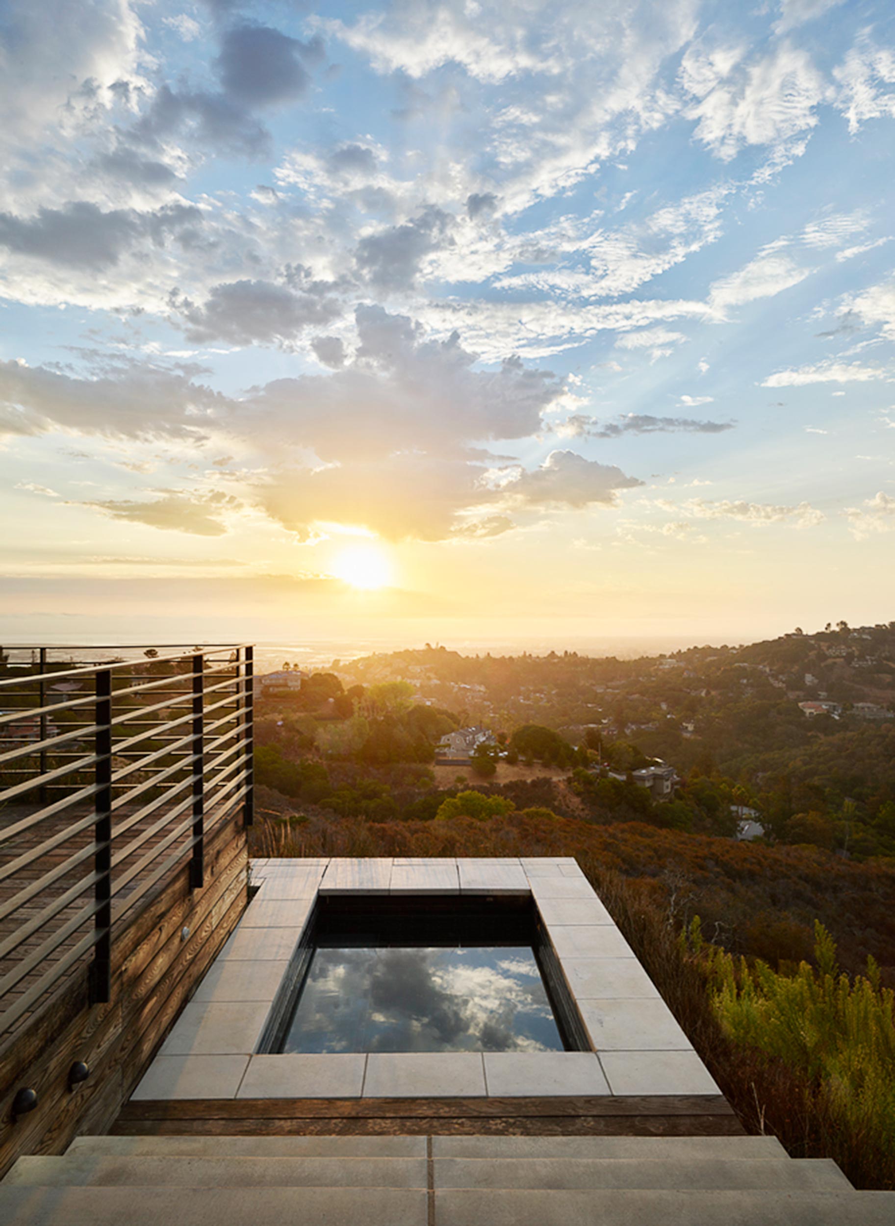 Urban Canyon San Carlos, CA pool with view