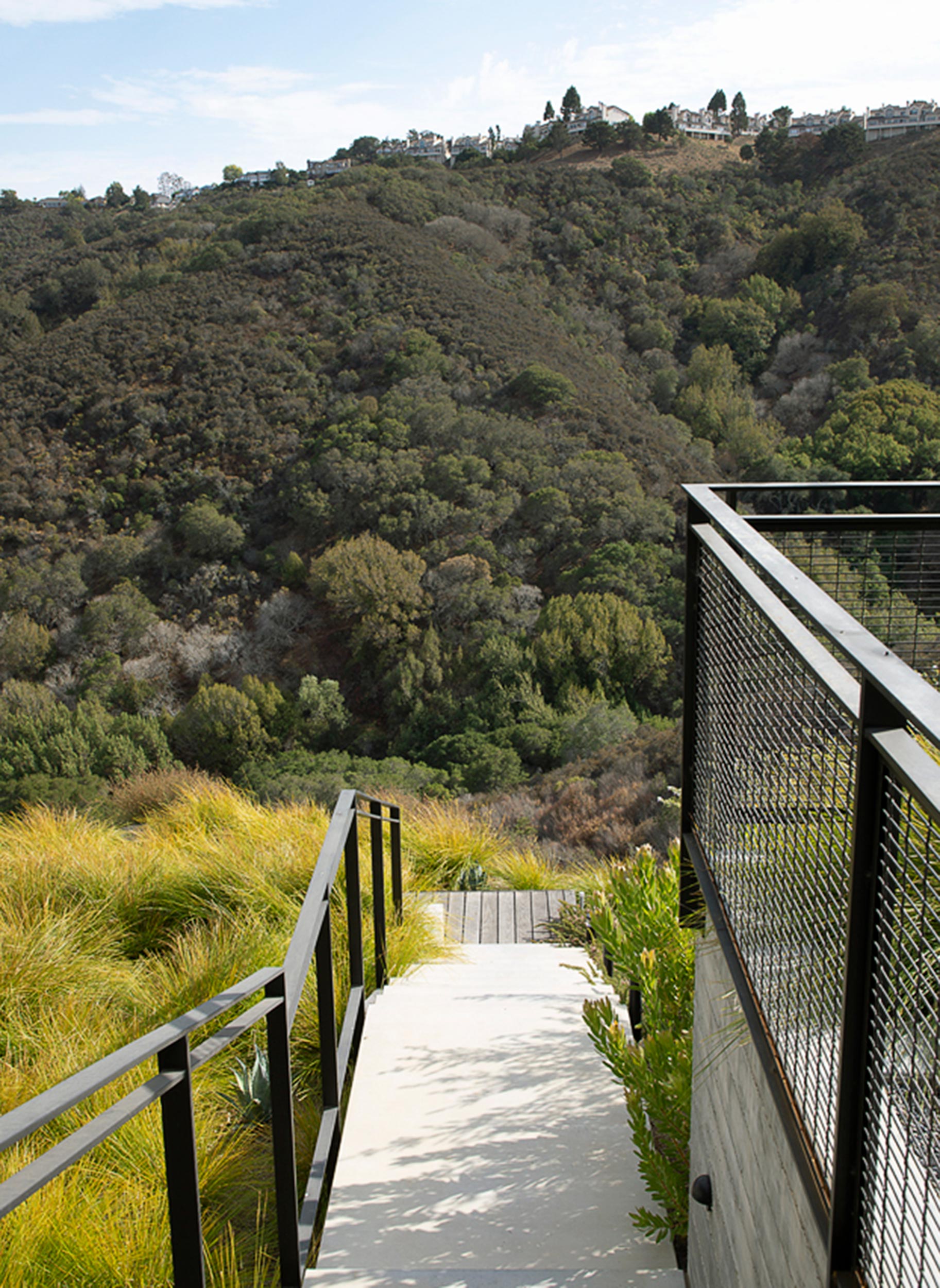 Urban Canyon San Carlos, CA exterior walkway